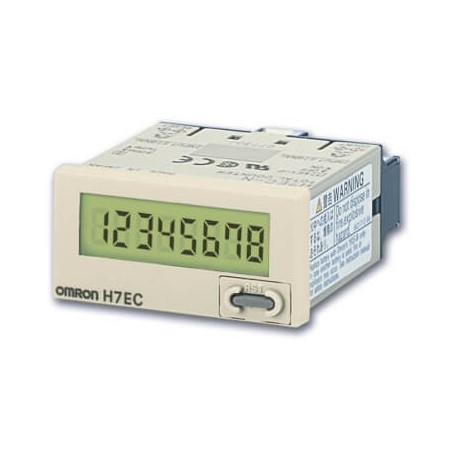 Omron H7EC-NV H7ECNVOMI OMRON Totalizer LCD Gray 30Hz-1kHz PNP/NPN